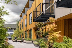 Each Townhouse Has A Balcony And Private Patio Space Each Townhouse Has A Balcony And Private Patio Space