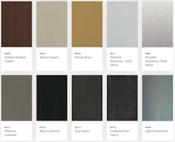 Various textures and colors available Various textures and colors available