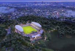 Stadium renovation plans unveiled for Boston’s National Women’s Soccer League Courtesy Stantec Stadium renovation plans unveiled for Boston’s National Women’s Soccer League Courtesy Stantec