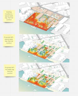 Sasaki designers employed NeedleMovers to lay out tree and shade structure placement in Mallory Square, a public plaza at the sunny tip of Key West, Fla. Sasaki designers employed NeedleMovers to lay out tree and shade structure placement in Mallory Square, a public plaza at the sunny tip of Key West, Fla.