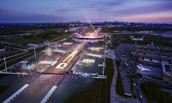 Rogers stadium, Toronto. Rendering courtesy Live Nation Canada Rogers stadium, Toronto. Rendering courtesy Live Nation Canada