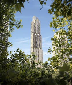 520 Fifth Avenue tower, New York City. Rendering: Binyan Studios, courtesy Rabina development 520 Fifth Avenue tower, New York City. Rendering: Binyan Studios, courtesy Rabina development
