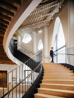 Populus Hotel, Denver, the first carbon positive hotel in the United States. Photo: Jason O'Rear, courtesy The Beck Group Populus Hotel, Denver, the first carbon positive hotel in the United States. Photo: Jason O'Rear, courtesy The Beck Group