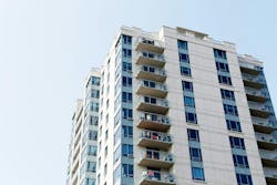 Apartment building exterior Apartment building exterior