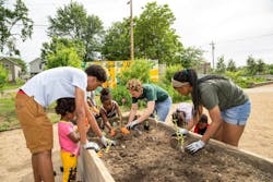 In four key planning stages: education, engagement, empowerment and implementation, our team launched what became a yearlong effort to identify vacant lots for reuse, collect creative ideas from the community and work with local nonprofits to implement a plan of action. The final concept, Produce Park, is a beautiful education area replete with fruit trees In four key planning stages: education, engagement, empowerment and implementation, our team launched what became a yearlong effort to identify vacant lots for reuse, collect creative ideas from the community and work with local nonprofits to implement a plan of action. The final concept, Produce Park, is a beautiful education area replete with fruit trees
