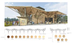 National Conservation Legacy Center, National Museum of Forest Service History. Rendering courtesy Leers Weinzapfel Associates National Conservation Legacy Center, National Museum of Forest Service History. Rendering courtesy Leers Weinzapfel Associates