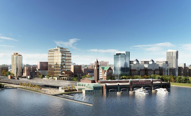 Hoboken Connect is that city’s largest redevelopment project to date. Image: LCOR