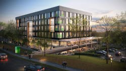 Pictured: Rendering of Confidential Financial Organization Headquarters, Raleigh, N.C. Pictured: Rendering of Confidential Financial Organization Headquarters, Raleigh, N.C.