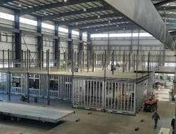 Modules under construction at a MODLOGIQ factory. Photo provided by MODLOGIQ Modules under construction at a MODLOGIQ factory. Photo provided by MODLOGIQ