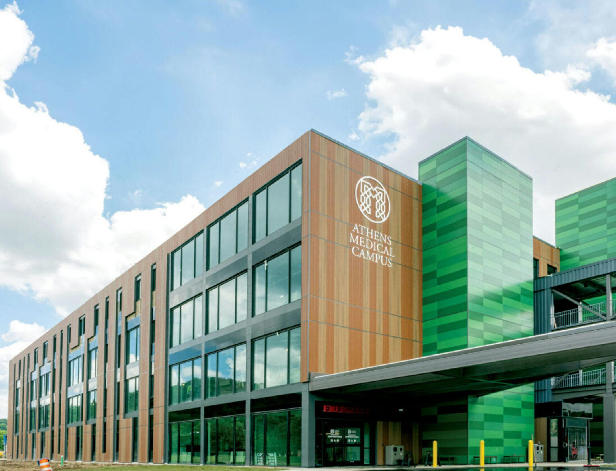 Memorial Health System's Athens Medical Campus, Athens, Ohio, designed using modular off-site construction