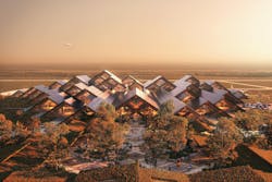 Gelephu International Airport in Gelephu, The Kingdom of Bhutan. Rendering © BIG Gelephu International Airport in Gelephu, The Kingdom of Bhutan. Rendering © BIG