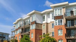 Architectural details of modern apartment building. Architectural details of modern apartment building.