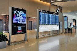 At Salt Lake City International Airport, a collaborative approach led to the installation of FIDS every 400 feet. Photo courtesy Gresham Smith At Salt Lake City International Airport, a collaborative approach led to the installation of FIDS every 400 feet. Photo courtesy Gresham Smith