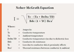 Created in 1957, the Neher-McGrath Equation still proves useful today. Photo courtesy Stantec Created in 1957, the Neher-McGrath Equation still proves useful today. Photo courtesy Stantec