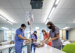 Training environments that support students holistically must provide flexible space to practice clinical techniques, nurture team-based problem-solving and help students feel supported. Photo courtesy CannonDesign Training environments that support students holistically must provide flexible space to practice clinical techniques, nurture team-based problem-solving and help students feel supported. Photo courtesy CannonDesign