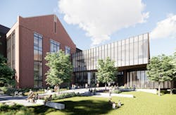 The 116,000-sf Student Success Center will be the first on University of Tennessee-Knoxville's campus to utilize mass timber in its construction. The 116,000-sf Student Success Center will be the first on University of Tennessee-Knoxville's campus to utilize mass timber in its construction.