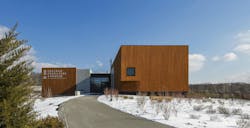 Pictured: The main lobby at the Jean & Ric Edelman Fossil Park & Museum of Rowan University. Photo © Jeff Goldberg / Esto, courtesy Buro Happold Pictured: The main lobby at the Jean & Ric Edelman Fossil Park & Museum of Rowan University. Photo © Jeff Goldberg / Esto, courtesy Buro Happold