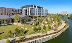 East River in Houston transforms a former industrial site along Buffalo Bayou, integrating green spaces, bike and pedestrian access, and flood-resilient design, setting a model for sustainable urban growth. Photo © ShauLin Hon East River in Houston transforms a former industrial site along Buffalo Bayou, integrating green spaces, bike and pedestrian access, and flood-resilient design, setting a model for sustainable urban growth. Photo © ShauLin Hon