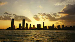 Silhouette Of City Buildings During Sunset in New York City