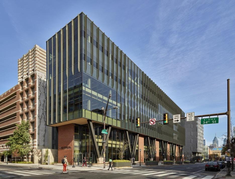 Amy Gutmann Hall at the University of Pennsylvania. Photo credit Jeffrey Totaro, courtesy Lake Flato
