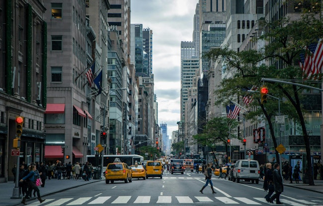 New York, N.Y. city street