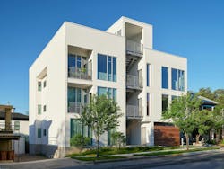 Ashram Multifamily, Austin, Texas. Photo © Casey Woods Ashram Multifamily, Austin, Texas. Photo © Casey Woods