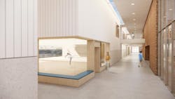 The new University of Missouri-Kansas City Performing Arts Center integrates interdisciplinary collaboration into the design. Instead of siloing dance, theater, and music, rehearsal spaces are interspersed to encourage collaboration among students and faculty The new University of Missouri-Kansas City Performing Arts Center integrates interdisciplinary collaboration into the design. Instead of siloing dance, theater, and music, rehearsal spaces are interspersed to encourage collaboration among students and faculty