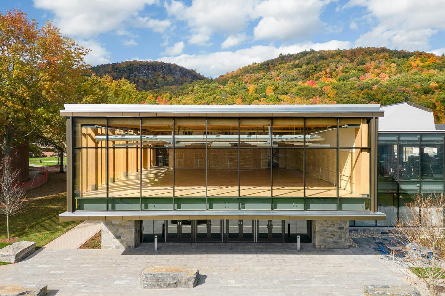 Recreation and Wellness Center at Quinnipiac University. Photo courtesy Buro Happold