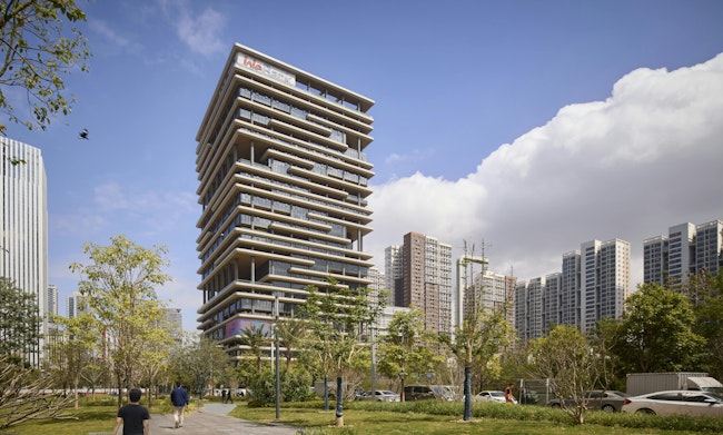 WeBank Headquarters, Shenzhen, China. Photo: Dave Burk © SOM