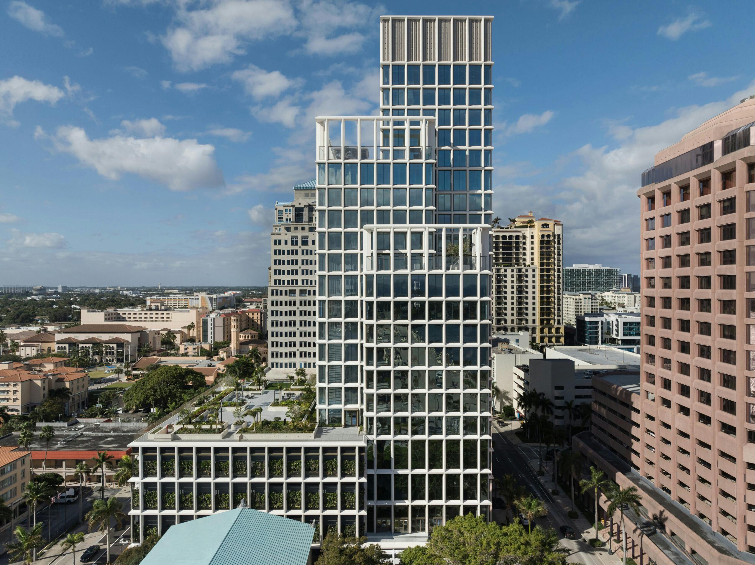 One Flagler Opens in West Palm Beach, designed by SOM Courtesy Related Ross &copy; Colin Miller
