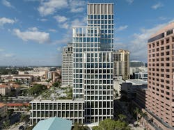 One Flagler Opens in West Palm Beach, designed by SOM Courtesy Related Ross © Colin Miller One Flagler Opens in West Palm Beach, designed by SOM Courtesy Related Ross © Colin Miller