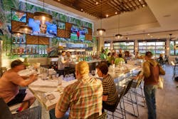 Tommy Bahama's Marlin Bar in Oklahoma City. Photo © Shea Hussy Tommy Bahama's Marlin Bar in Oklahoma City. Photo © Shea Hussy