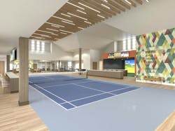 Pickleball courts in modern senior living facilities Pickleball courts in modern senior living facilities