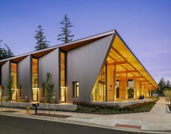 La Plaza Esperanza, Gresham, Ore., designed by ZGF Architects. Photo: Dan Cronin, courtesy ZGF La Plaza Esperanza, Gresham, Ore., designed by ZGF Architects. Photo: Dan Cronin, courtesy ZGF