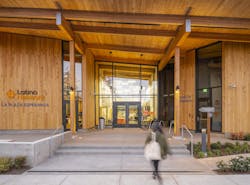 La Plaza Esperanza, Gresham, Ore., designed by ZGF Architects. Photo: Dan Cronin, courtesy ZGF La Plaza Esperanza, Gresham, Ore., designed by ZGF Architects. Photo: Dan Cronin, courtesy ZGF
