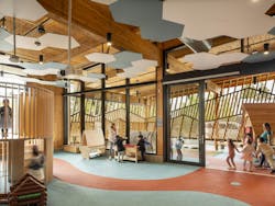 La Plaza Esperanza, Gresham, Ore., designed by ZGF Architects. Photo: Dan Cronin, courtesy ZGF La Plaza Esperanza, Gresham, Ore., designed by ZGF Architects. Photo: Dan Cronin, courtesy ZGF