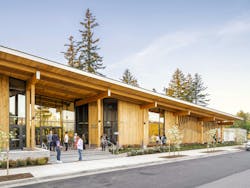 La Plaza Esperanza, Gresham, Ore., designed by ZGF Architects. Photo: Dan Cronin, courtesy ZGF La Plaza Esperanza, Gresham, Ore., designed by ZGF Architects. Photo: Dan Cronin, courtesy ZGF