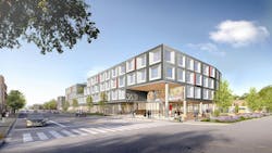 Rendering of Chicago's Largest Affordable Housing Community Built to Passive House Standards designed by Lamar Johnson Collaborative Rendering of Chicago's Largest Affordable Housing Community Built to Passive House Standards designed by Lamar Johnson Collaborative