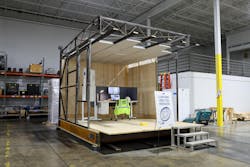 Mortenson opens BLUlabs research and development center to accelerate construction innovation. Photo courtesy Mortenson Mortenson opens BLUlabs research and development center to accelerate construction innovation. Photo courtesy Mortenson