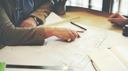 Architect Design Project Meeting Discussion Concept. Architect Design Project Meeting Discussion Concept.