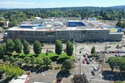 The new high school is replacing a 100-year-old school that will be torn down to make way for parking and landscaping. The new high school is replacing a 100-year-old school that will be torn down to make way for parking and landscaping.