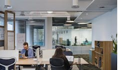 Hyper-flexible “DIY” transformable walls allow teams to reconfigure on the fly Hyper-flexible “DIY” transformable walls allow teams to reconfigure on the fly