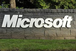 Microsoft lettering at the Microsoft campus in Bellevue, State Washington, USA Microsoft lettering at the Microsoft campus in Bellevue, State Washington, USA