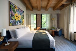 Populus Seattle guest bedroom adaptive reuse timber project Populus Seattle guest bedroom adaptive reuse timber project