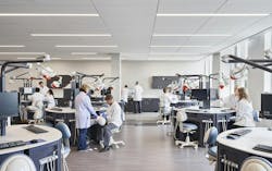 Creighton University School of Dentistry simulation classroom Creighton University School of Dentistry simulation classroom