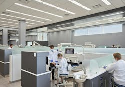 Operatory suites at Creighton University School of Dentistry demonstrate how thoughtfully integrated equipment supports patient care, clinical education and faculty oversight Operatory suites at Creighton University School of Dentistry demonstrate how thoughtfully integrated equipment supports patient care, clinical education and faculty oversight