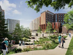 UC San Diego’s Ridge Walk North Living and Learning Neighborhood. Rendering courtesy HMC Architects UC San Diego’s Ridge Walk North Living and Learning Neighborhood. Rendering courtesy HMC Architects