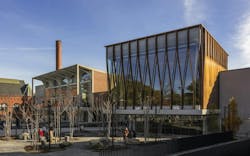 The renovation of the Hopkins Center for the Arts includes a new 15,000-sf wing. The renovation of the Hopkins Center for the Arts includes a new 15,000-sf wing.