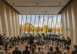 Natural light bathes one of the performance spaces within Dartmouth College's Hopkins Center for the Arts, which has completed an extensive renovation. Natural light bathes one of the performance spaces within Dartmouth College's Hopkins Center for the Arts, which has completed an extensive renovation.