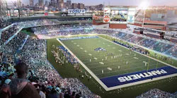 Rendering of Georgia State University’s football stadium renovation